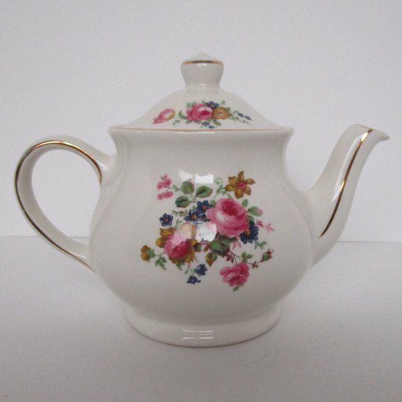 vintage hand painted tea pot - Picture 3 of 7